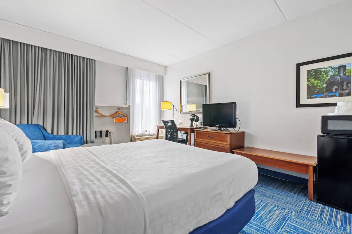 Premium bedding, down duvets, individually furnished, desk