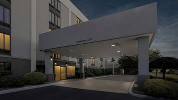 Front of property – evening/night