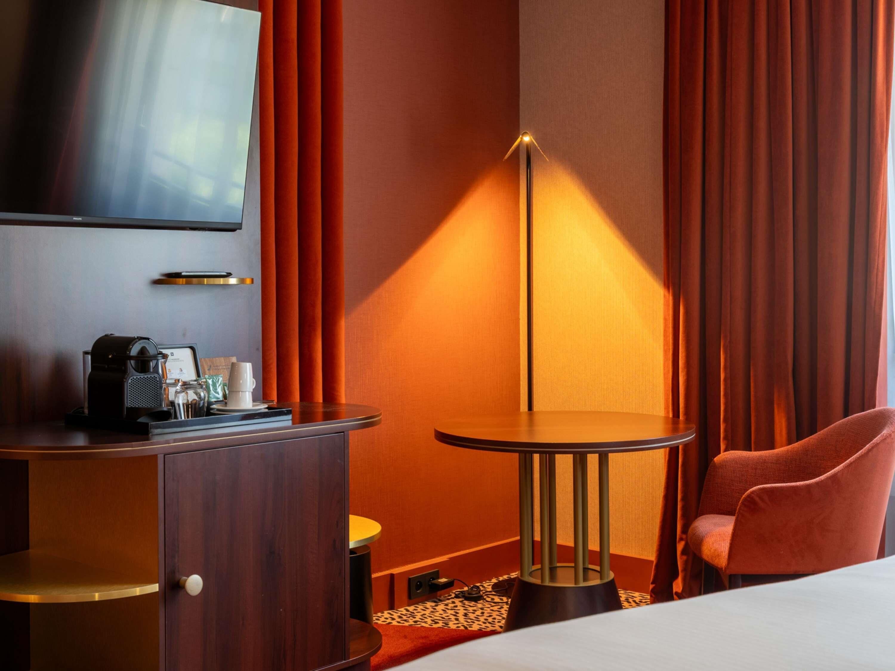 Premium bedding, pillow-top beds, free minibar items, in-room safe