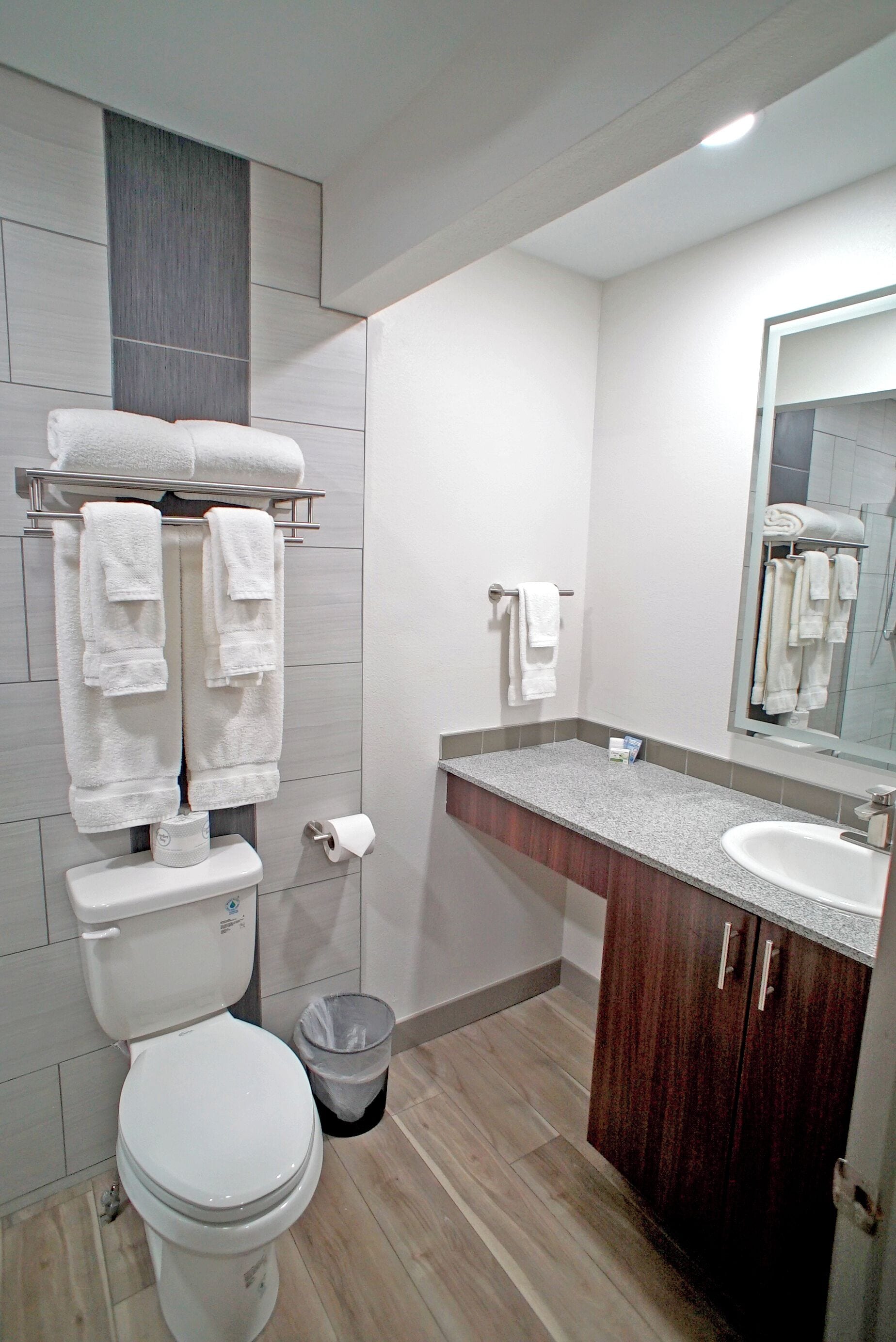 suite, multiple beds, non smoking | bathroom | shower, hydromassage showerhead, free toiletries, hair dryer