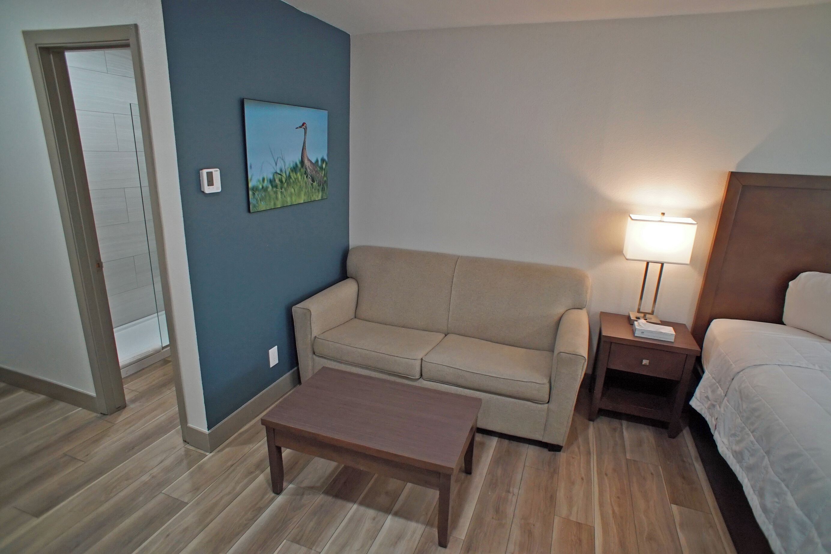 room, 1 king bed, non smoking | premium bedding, desk, laptop workspace, blackout curtains