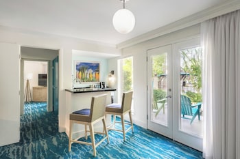 Suite, 1 King Bed with Sofa bed | 1 bedroom, Egyptian cotton sheets, premium bedding, pillowtop beds at Riviera Resort Palm Springs
