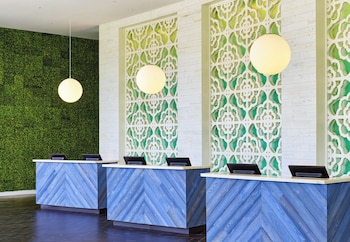 Reception area at Riviera Resort Palm Springs