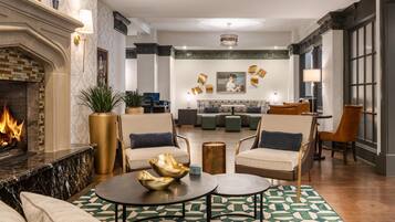 Sala de estar en el lobby