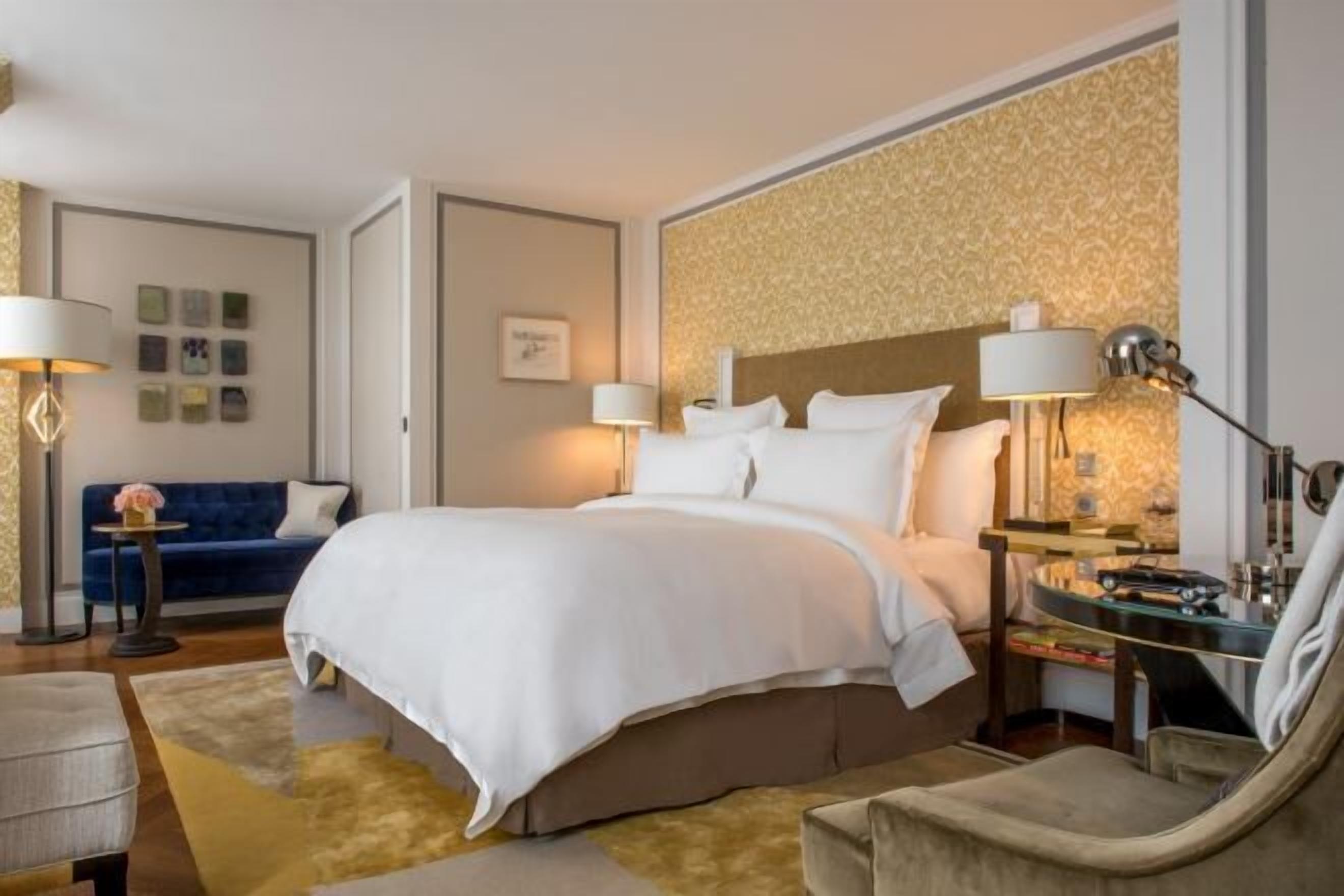 1 slaapkamer, luxe beddengoed, een minibar, een kluis op de kamer