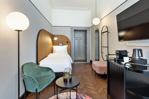 1 habitación, ropa de cama hipoalergénica y minibar 