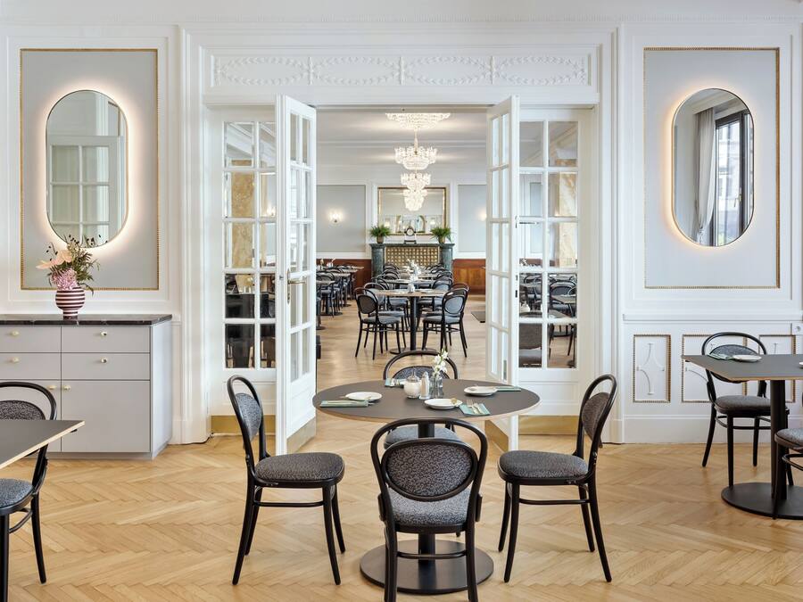 Daily buffet breakfast (EUR 28 per person)