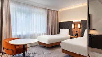 Premium bedding, minibar, in-room safe, desk