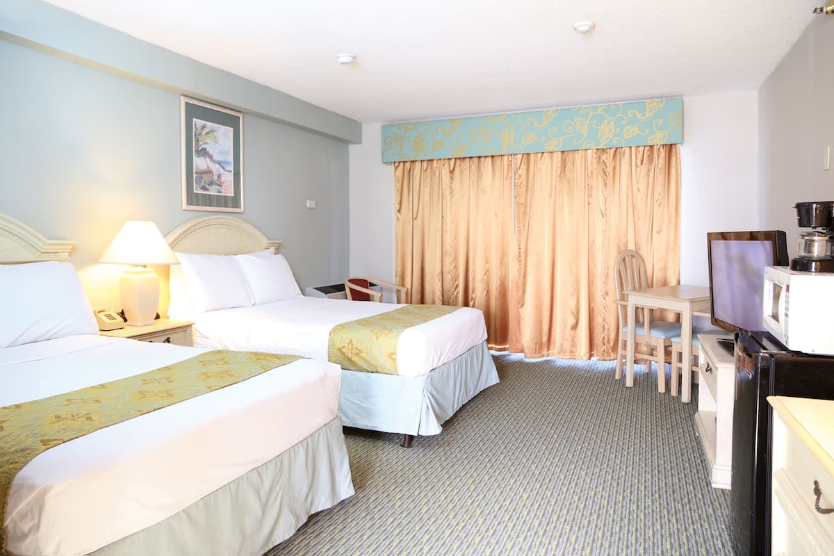 Blackout curtains, iron/ironing board, free WiFi, bed sheets