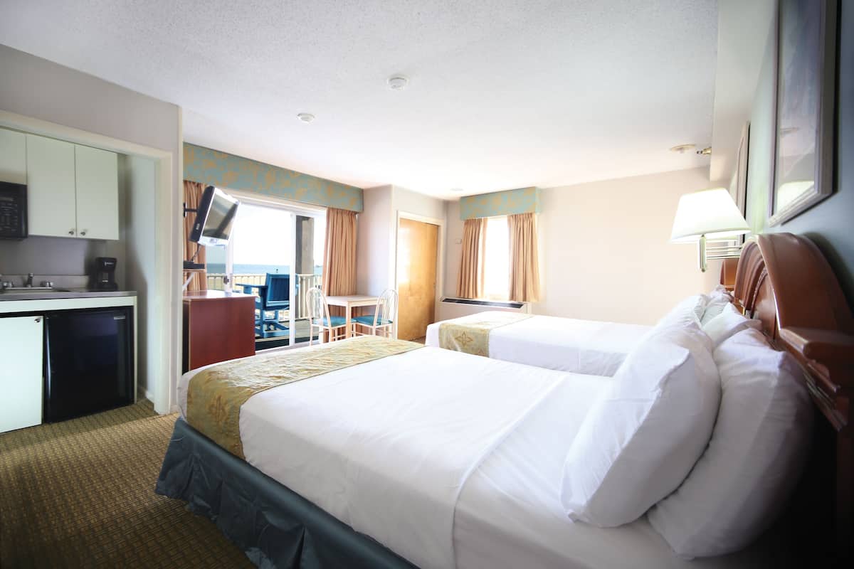 Blackout curtains, iron/ironing board, free WiFi, bed sheets