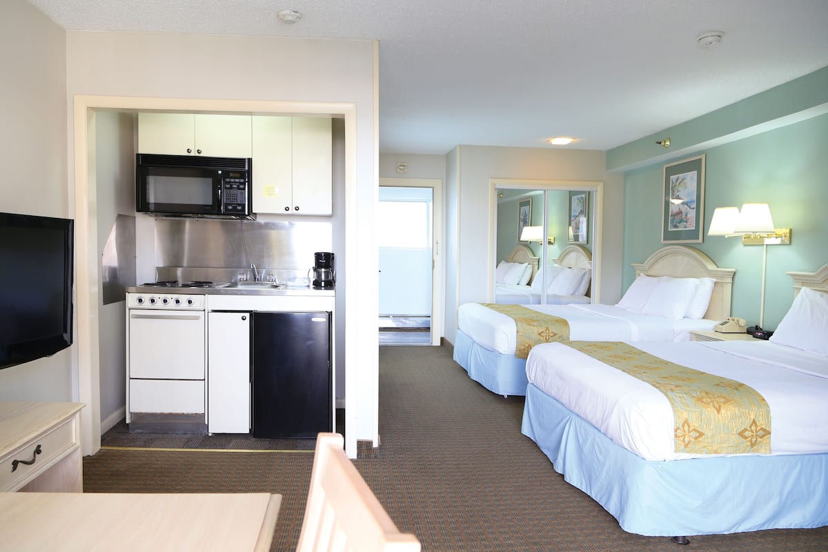 Blackout curtains, iron/ironing board, free WiFi, bed sheets