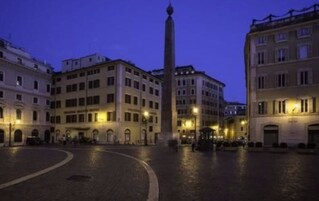 Front of property - evening/night