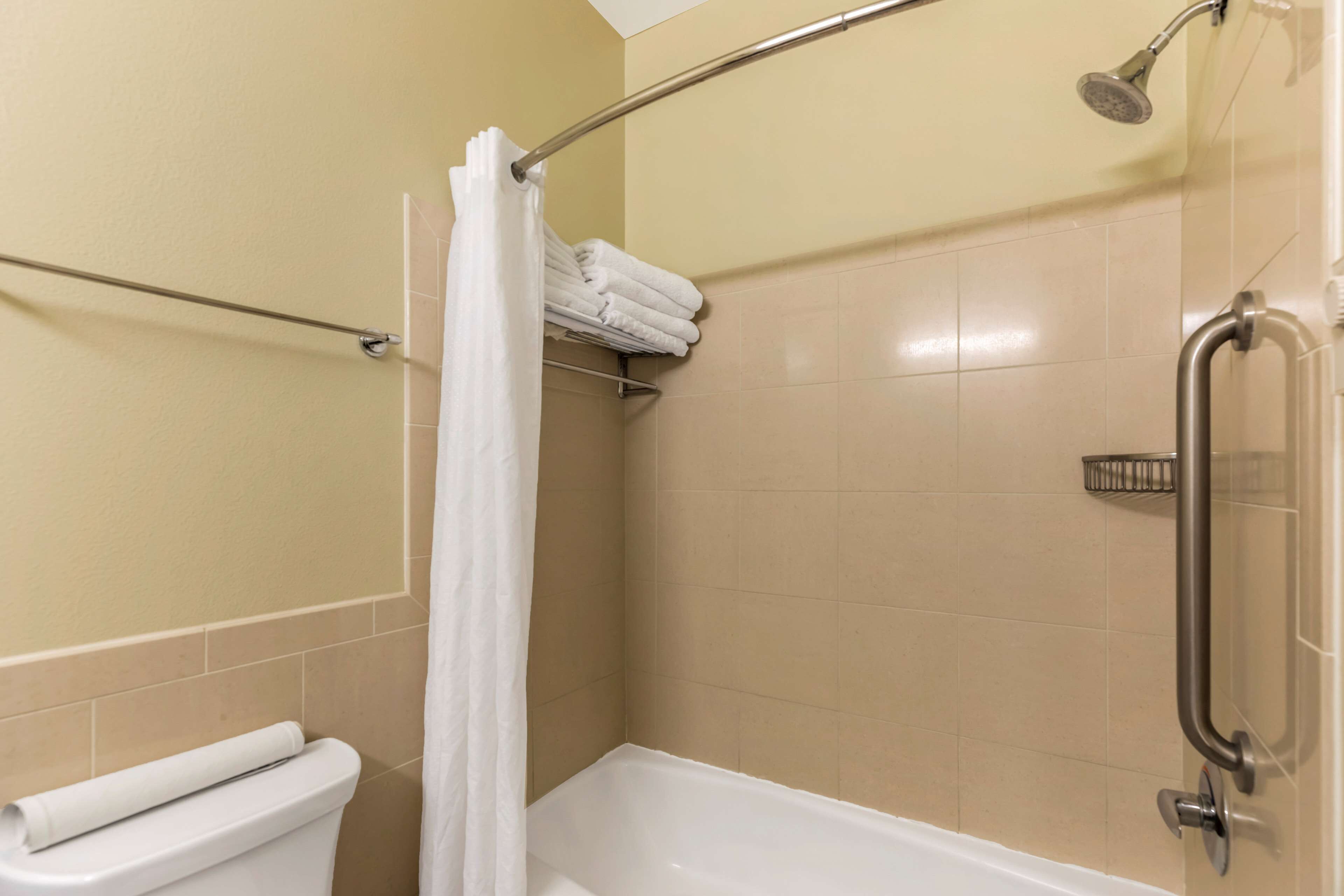 standard room, 2 queen beds, accessible, bathtub | bathroom | free toiletries, hair dryer, towels