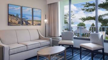 Zimmer, 1Â King-Bett und Schlafsofa, barrierearme Badewanne, Meerseite (Mobility)