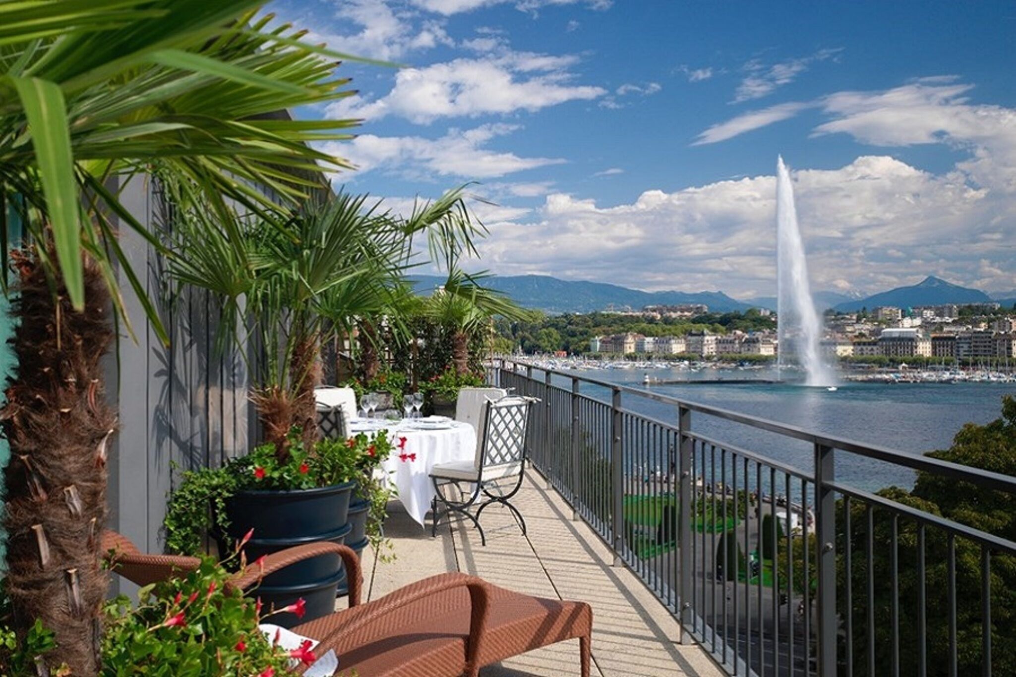 حيث تُقدم وجبات الإفطار، الغداء، الأطباق الفرنسية، إطلالات على الحديقة