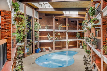 Indoor pool, sun loungers. Baymont by Wyndham Cortez