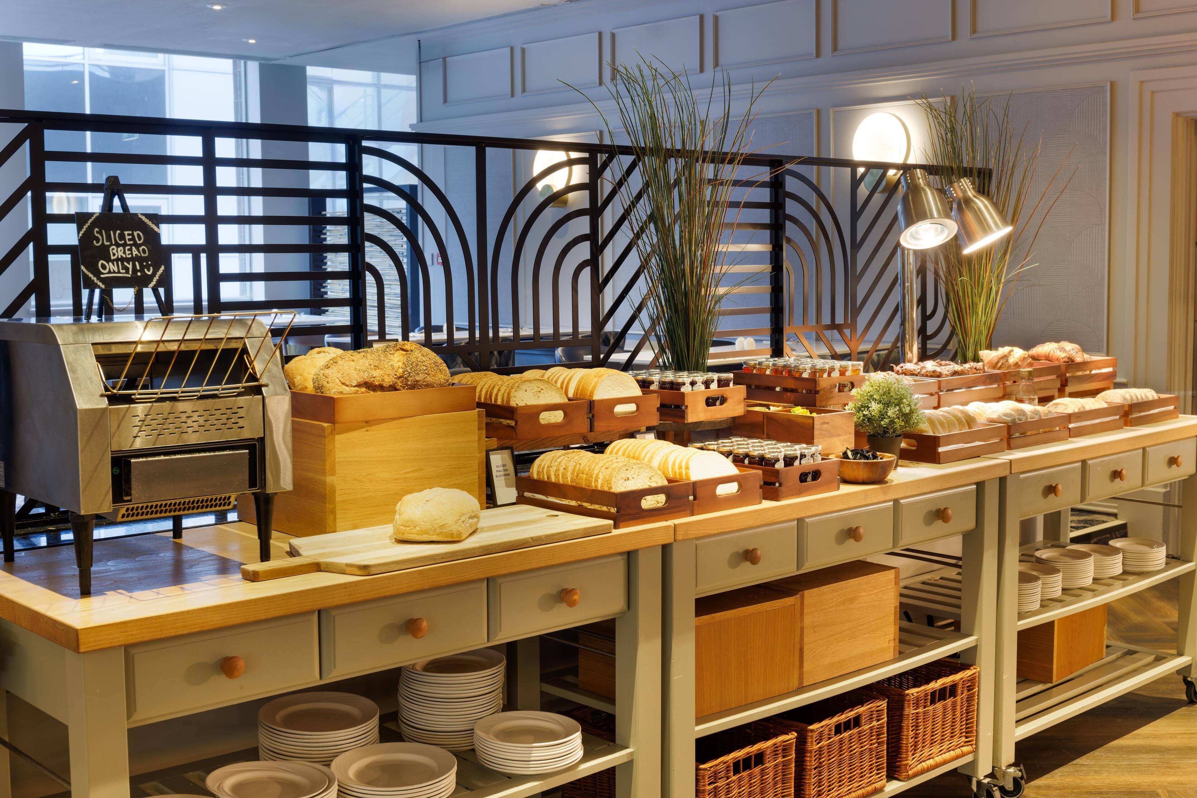 Daily buffet breakfast (GBP 15 per person)