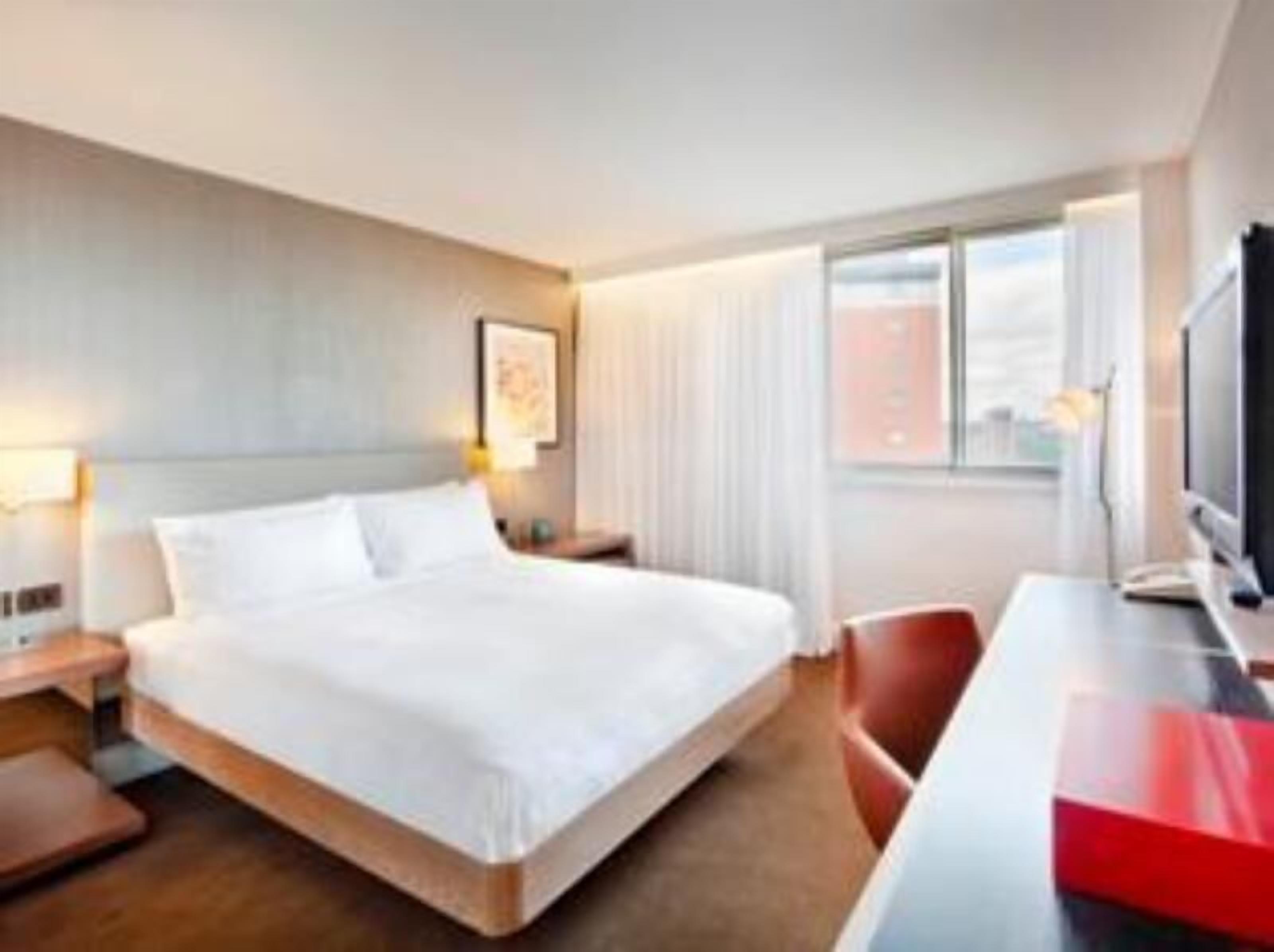 In-room safe, desk, laptop workspace, blackout curtains