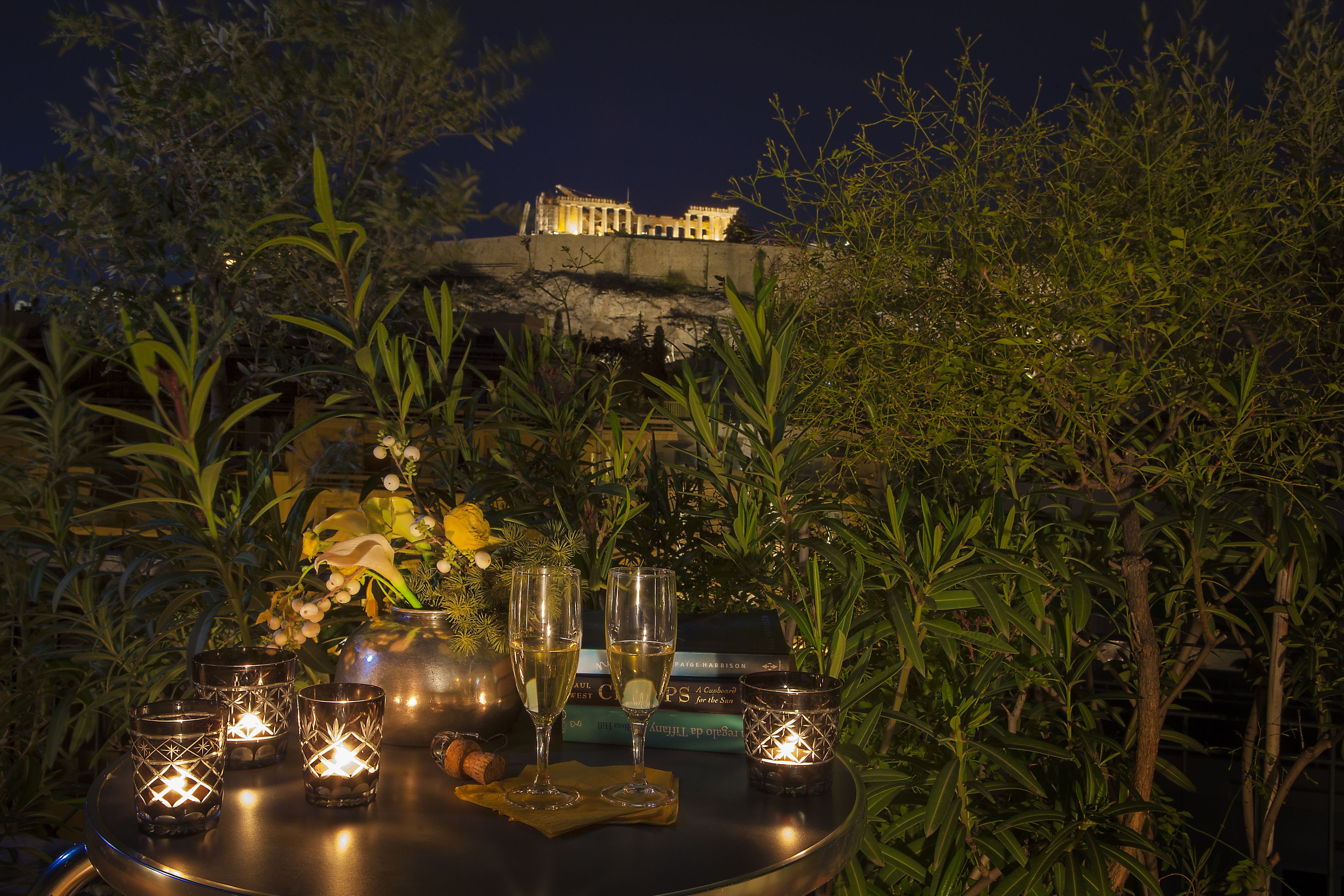 Uitzicht vanuit accommodatie