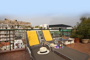 Terrace/patio - Philippos Hotel (Athens)