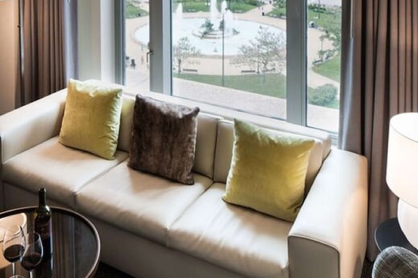 Premium bedding, down duvets, pillow-top beds, in-room safe