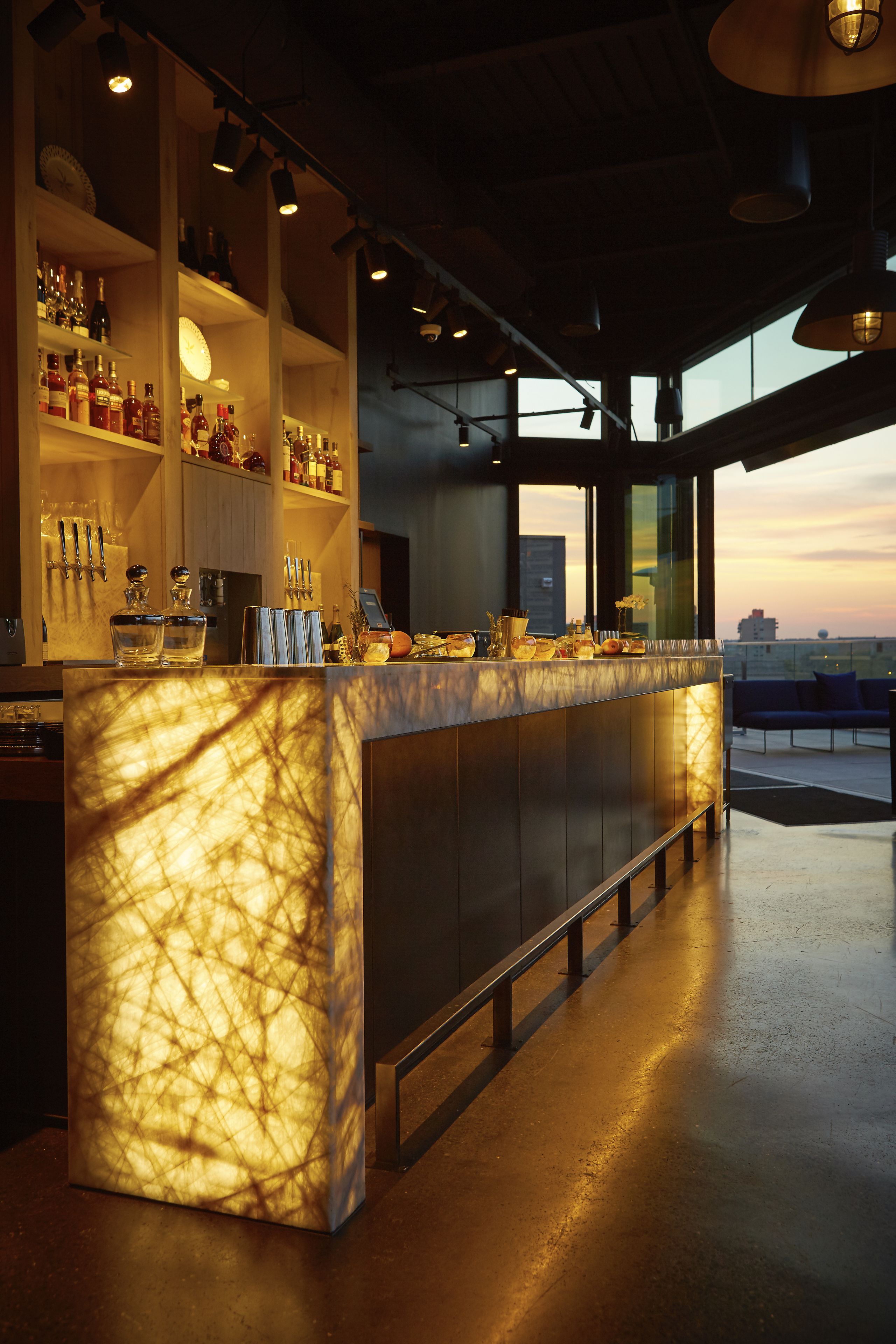 Rooftop bar