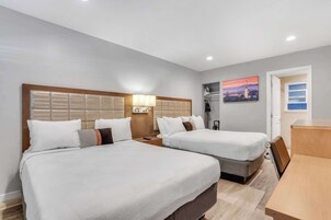 Standard Room, 2 Queen Beds, Non Smoking, Refrigerator & Microwave | In-room safe, desk, laptop workspace, iron/ironing board