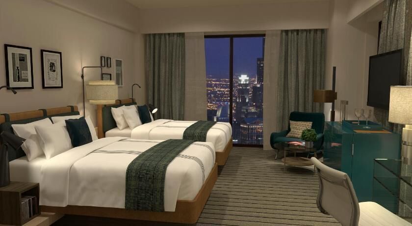 Ropa de cama de alta calidad, colchones con pillow-top y minibar 
