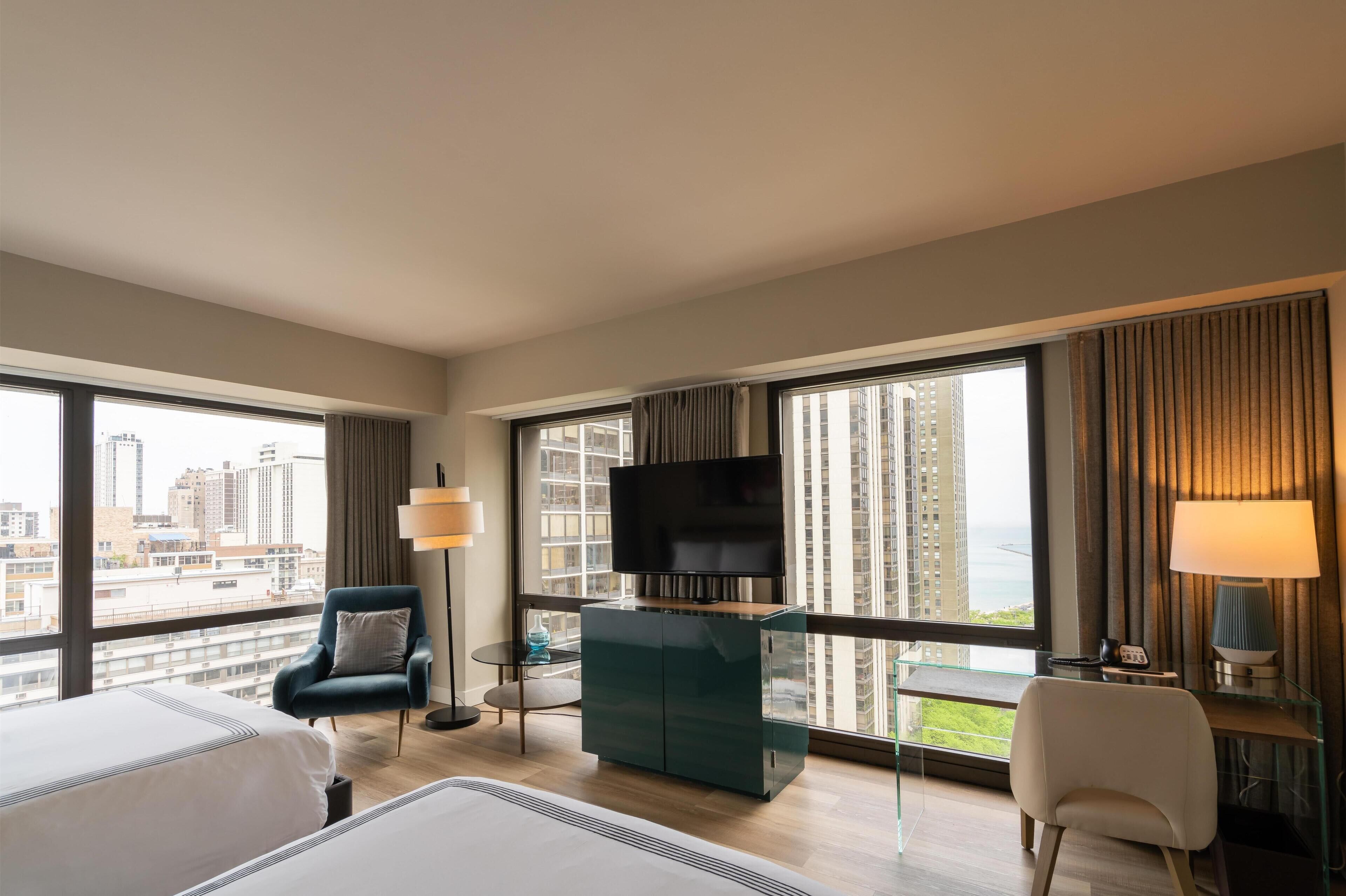 Premium bedding, pillowtop beds, minibar, in-room safe