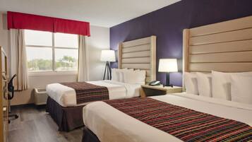 Chambre, 2 grands lits