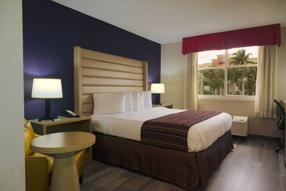 In-room safe, desk, blackout drapes, iron/ironing board
