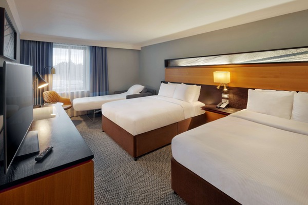 Family Room, Multiple Beds | In-room safe, desk, laptop workspace, blackout drapes