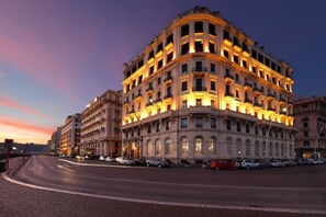 Front of property - evening/night