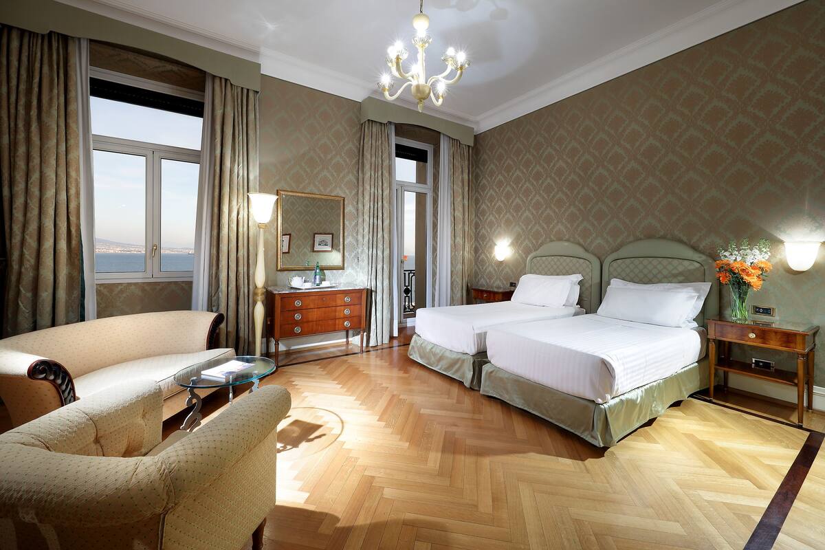 Suite, Sea View | Premium bedding, down comforters, minibar, in-room safe