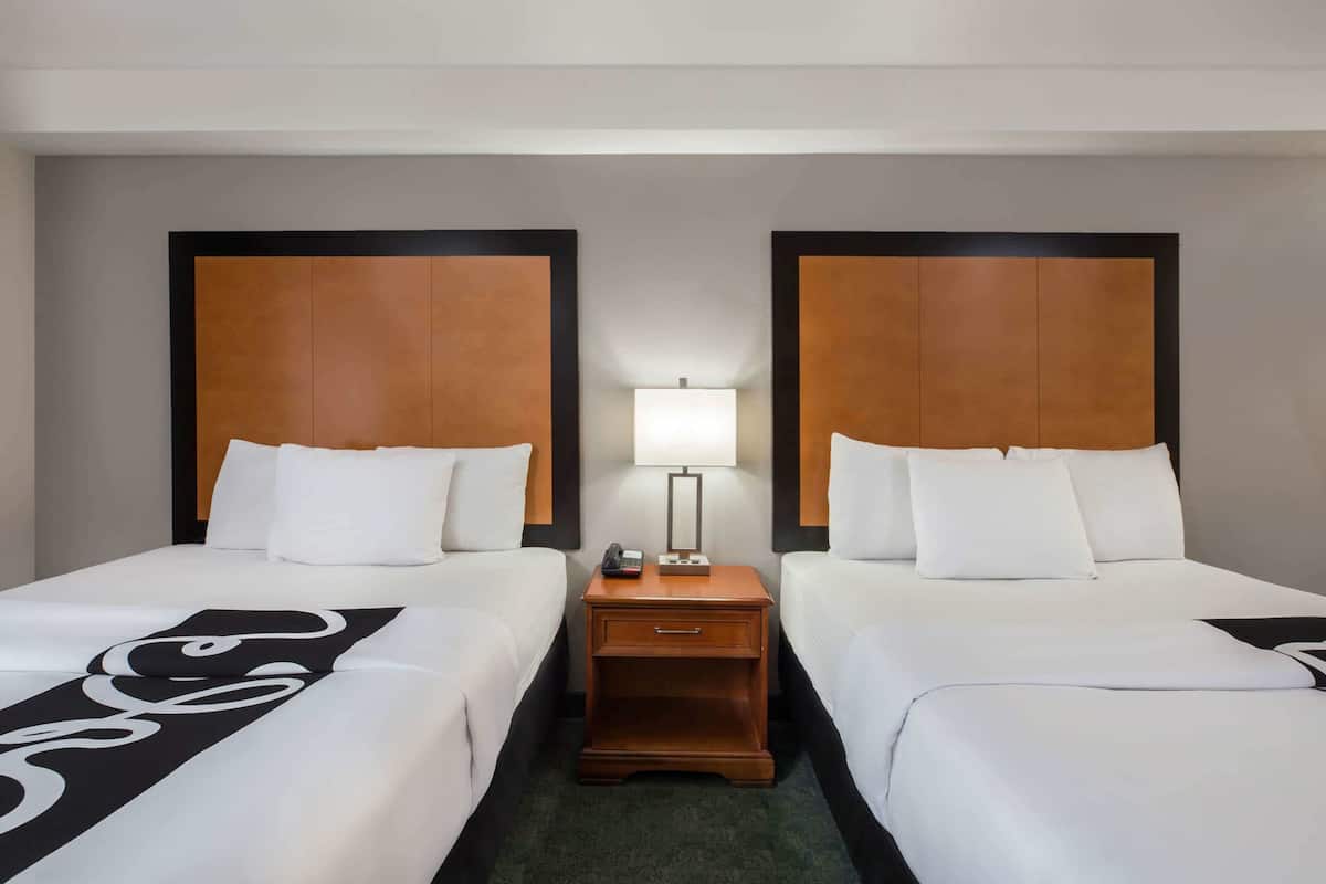 room, 2 queen beds, non smoking | 1 bedroom, premium bedding, desk, iron/ironing board