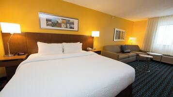 Hypo-allergenic bedding, in-room safe, desk, iron/ironing board