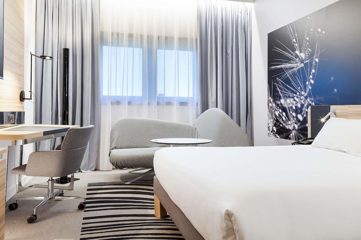 Premium bedding, memory foam beds, in-room safe, desk