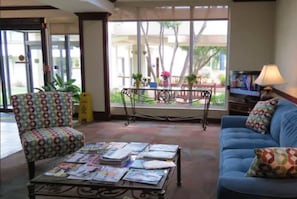 Lobby sitting area