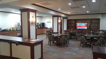 Free daily on-the-go breakfast