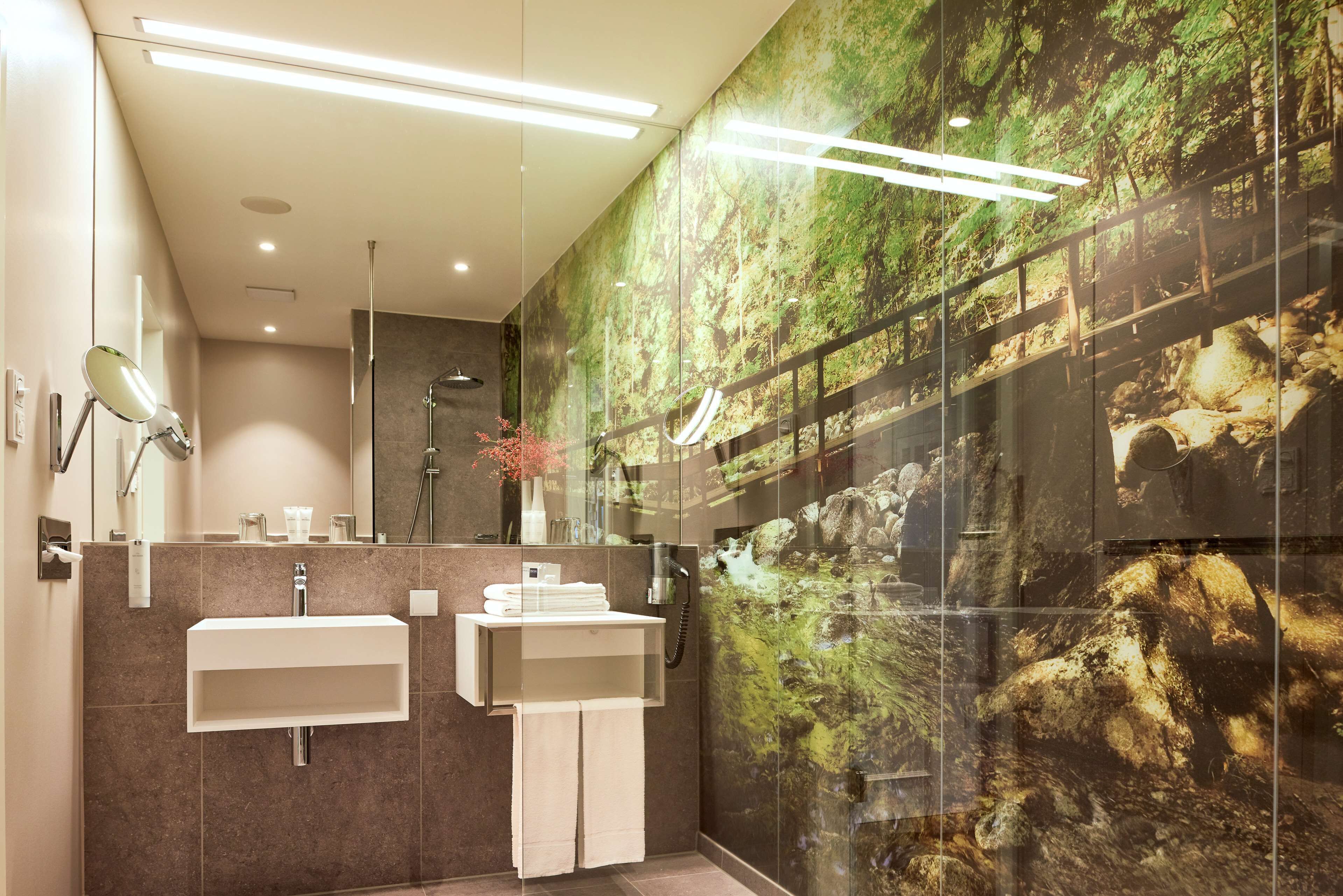 free toiletries, hair dryer, bathrobes, slippers