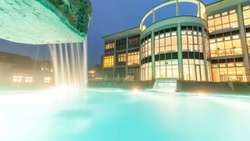 2 indoor pools, outdoor pool, pool umbrellas, sun loungers