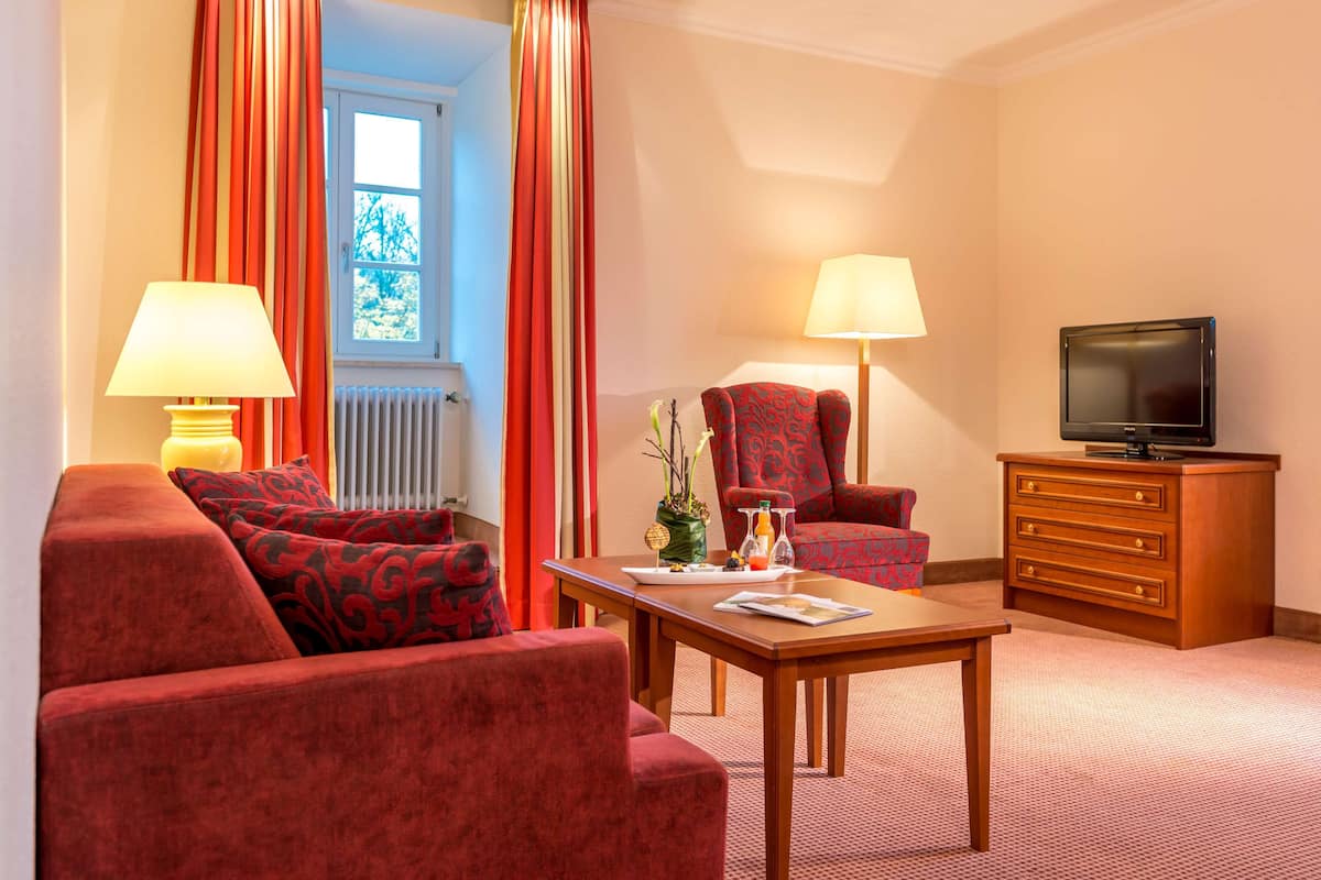 comfort suite, 1 bedroom, park view | 1 bedroom, premium bedding, down duvets, minibar
