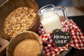 Daily buffet breakfast (EUR 28.00 per person)