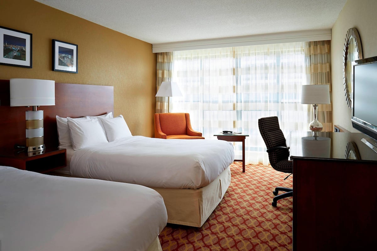 Room, 2 Double Beds | Premium bedding, in-room safe, desk, laptop workspace