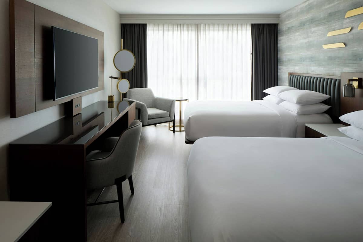 Room, 2 Double Beds | Premium bedding, in-room safe, desk, laptop workspace