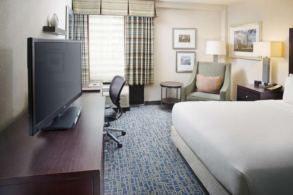 Premium bedding, pillowtop beds, in-room safe, desk