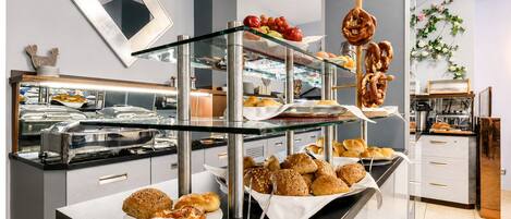 Morgenmadsbuffet hver dag mod et gebyr