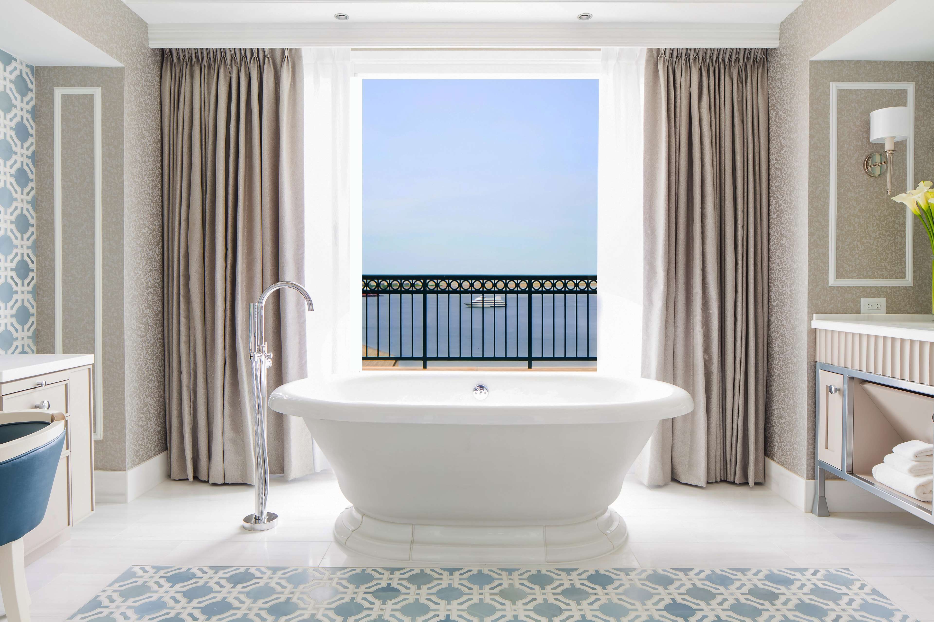 suite, multiple beds (john adams presidential suite) | bathroom | designer toiletries, hair dryer, bathrobes, slippers