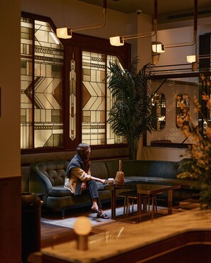 Sala de estar en el lobby