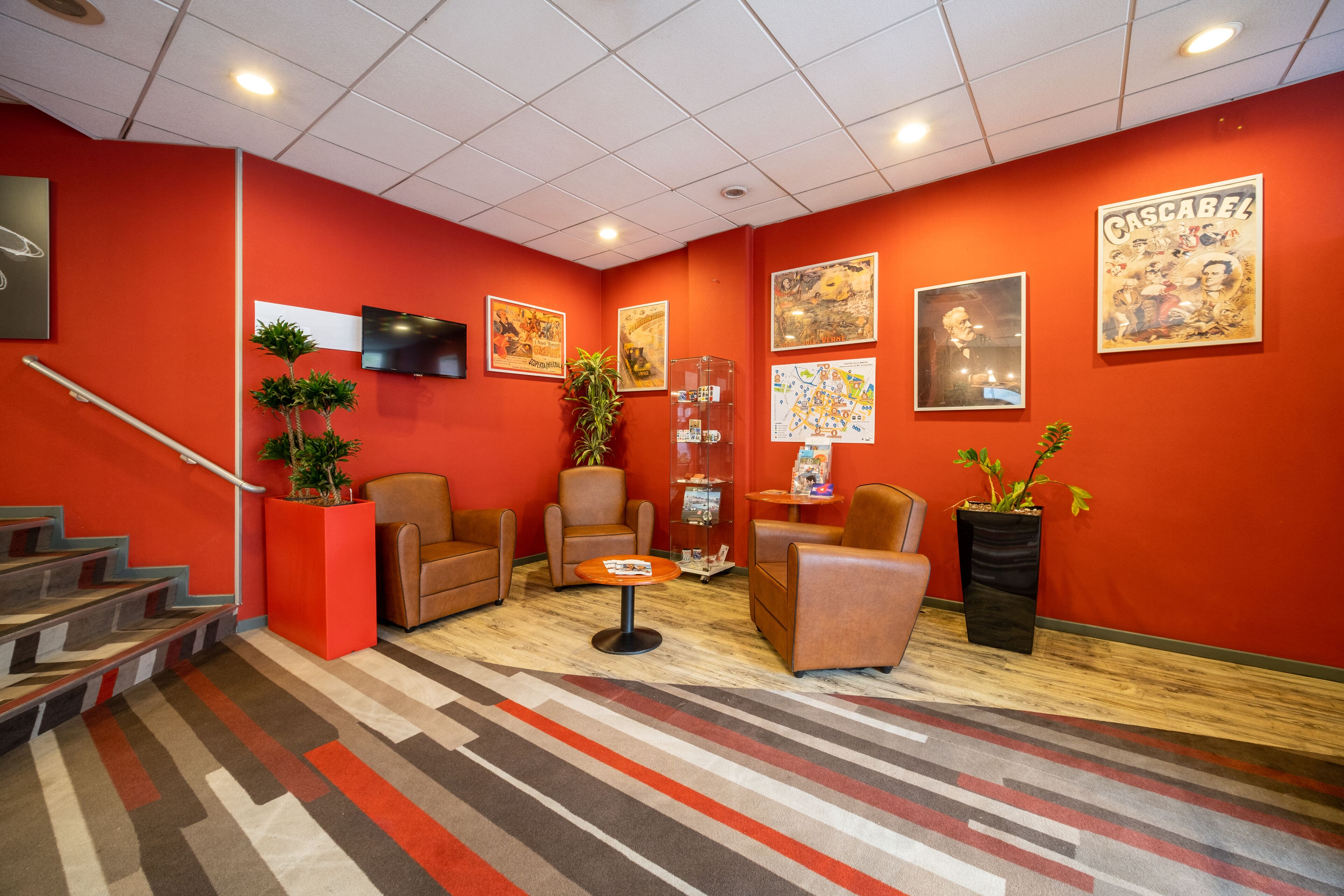 Sala de estar en el lobby